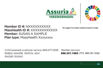 Download Suriname health insurance card Photoshop template